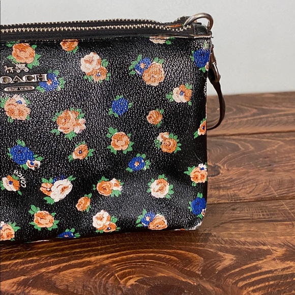 Coach Black Floral Crossbody Bag - Picture 4 of 16